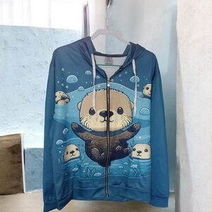 Otter Hoodie - Blue